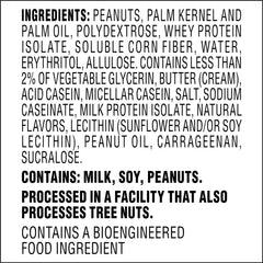 Atkins Peanutty Overload bar being broken apart to show texture.