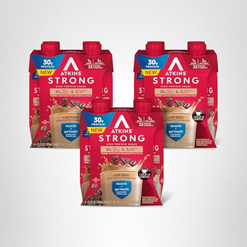 Atkins Strong Café Latte Shake ingredients list for informed choice