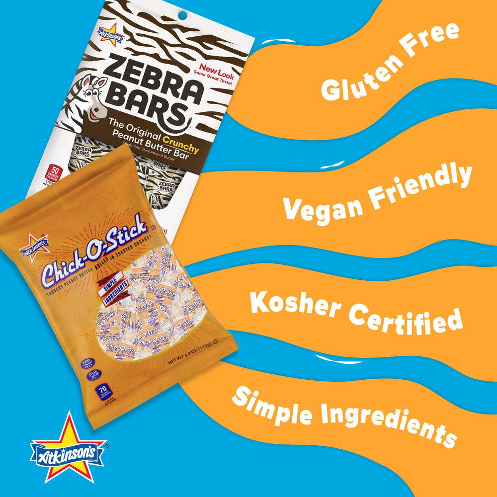 Atkinson's gluten-free, kosher, vegan ingredients highlight clean-label snack.
