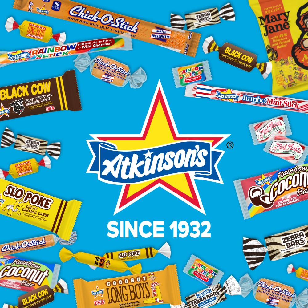 Atkinson's ready-to-share candy bowls or office treats.