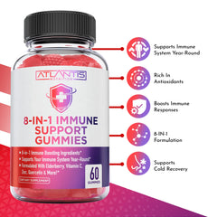 Atlantis Nutrition gummies suitable for adults and kids to support daily wellness