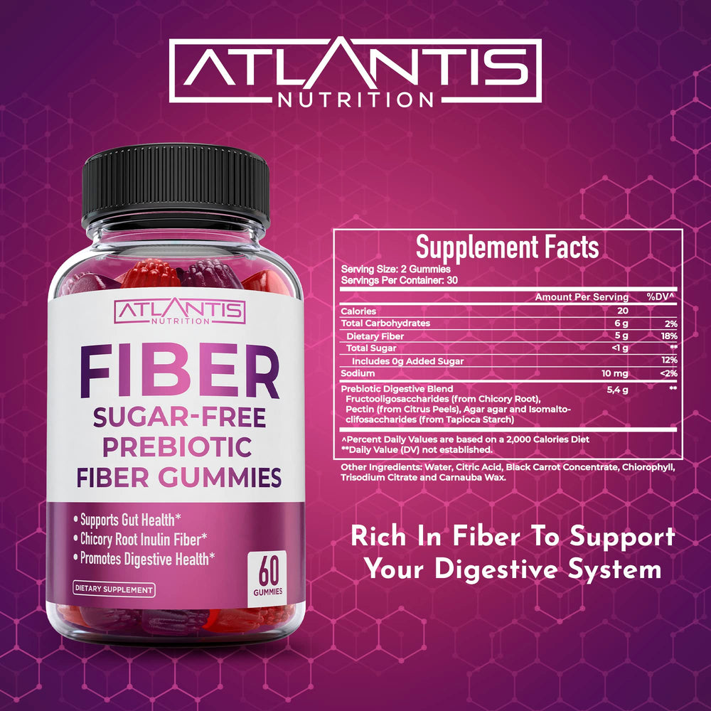 Atlantis Nutrition gummy texture close-up, soft and sugar-free.