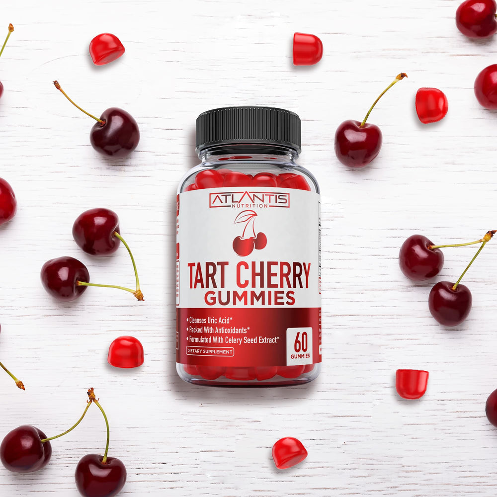 Gummies arranged to highlight clean label and quality from Atlantis Nutrition.