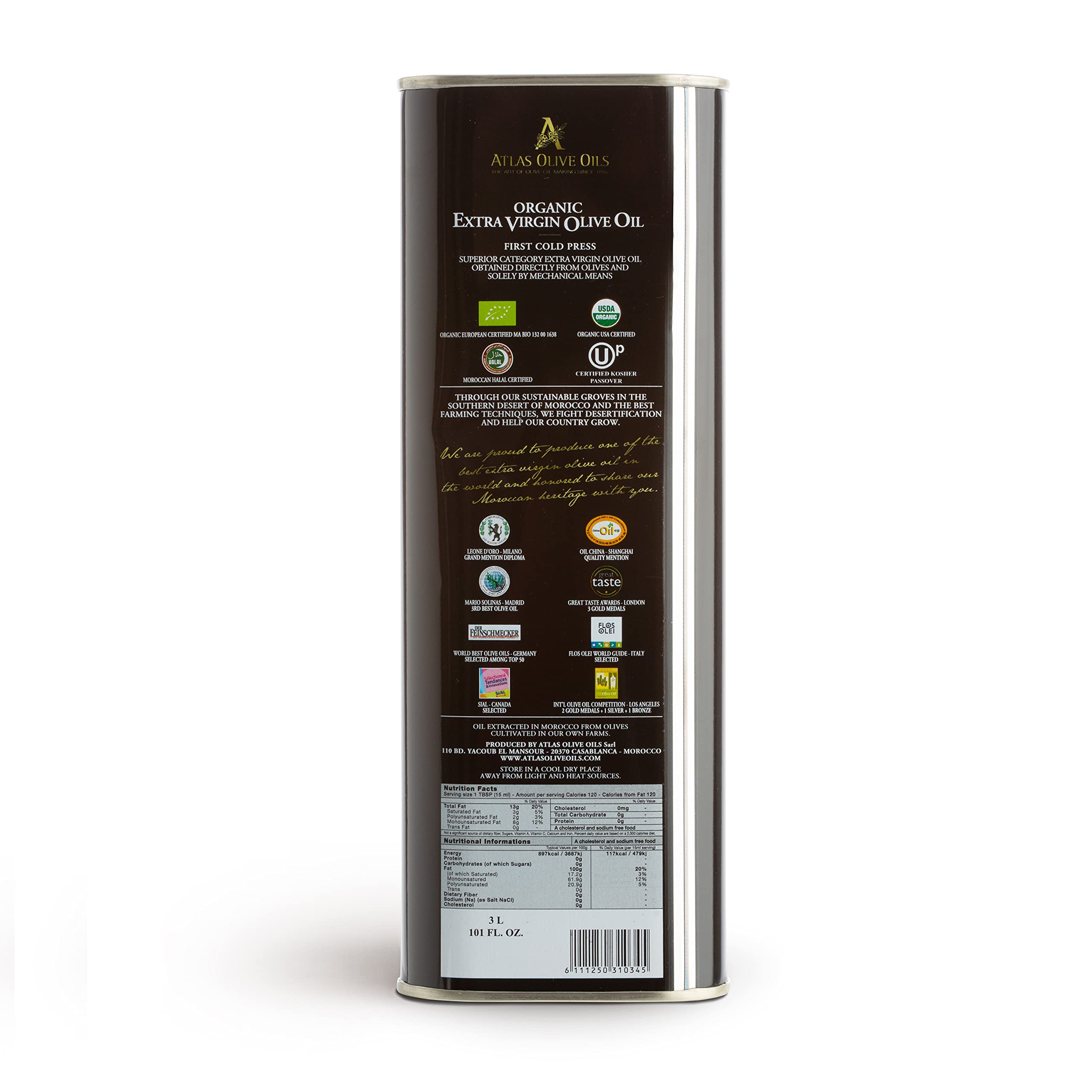 Atlas olive oil pour demonstrates smooth streaming ideal for finishing.