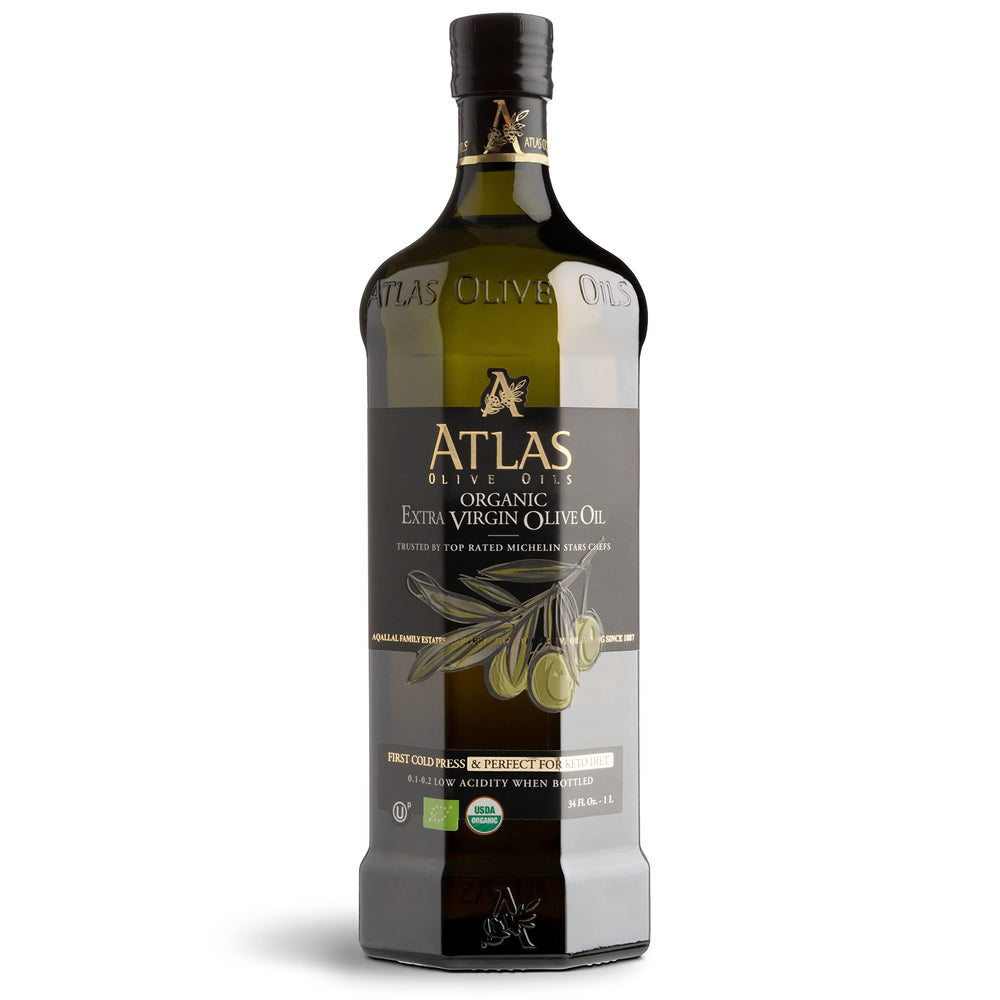 Atlas Olive Oils 1lt bottle – premium Moroccan EVOO for everyday cooking