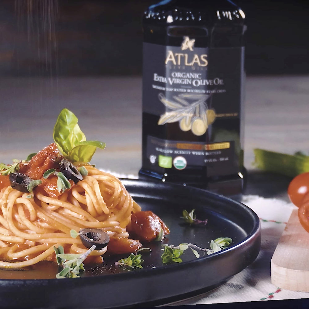 Atlas Olive Oils polyphenol-rich profile visible in independent testing.