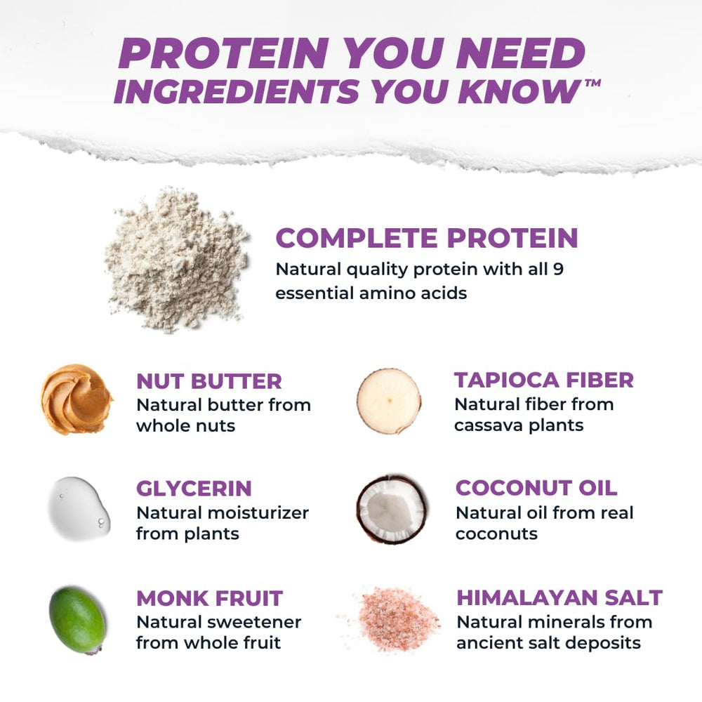 Atlas Bar label highlights 20g protein and 1g sugar for balance