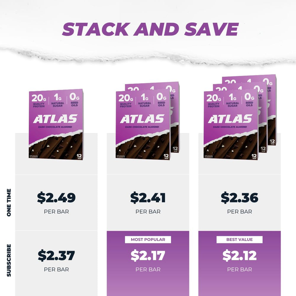 Atlas Real Food Bar ready-to-eat snack for busy days