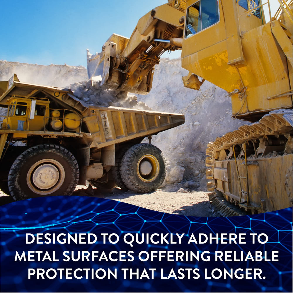 Grease being applied to a wheel bearing demonstrates strong stay-in-place adhesion.
