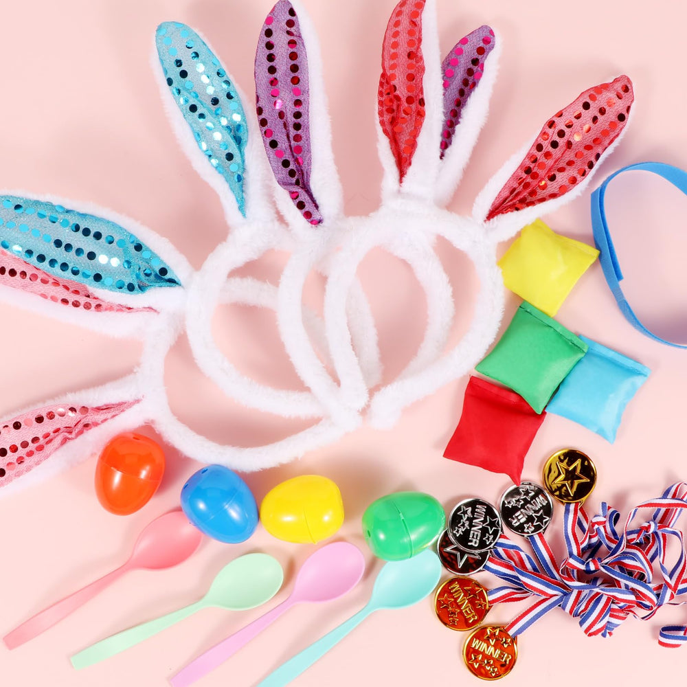 Atonofun eggs and spoons set for egg-and-spoon races