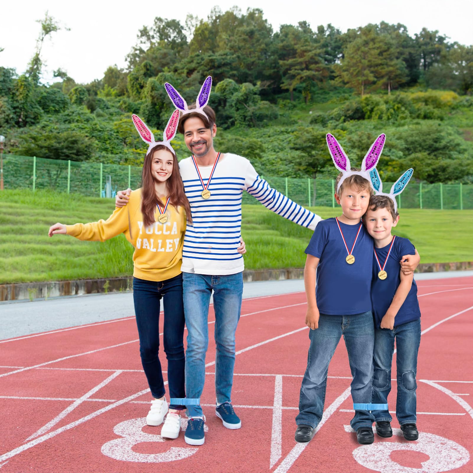 Atonofun jumping ropes encourage active, energetic outdoor activity.