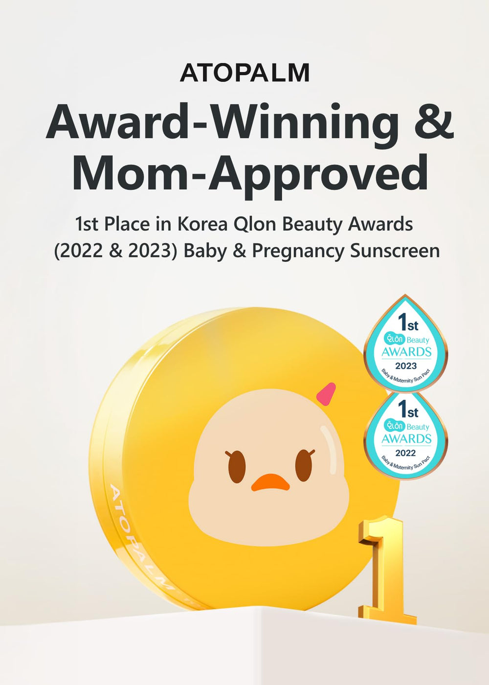 ATOPALM Tok Tok Sun Pact kid-friendly design appealing to children.