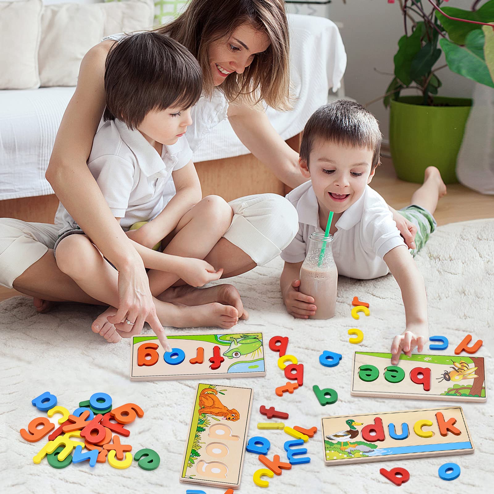 Atoylink blocks have smooth edges for safe toddler handling.