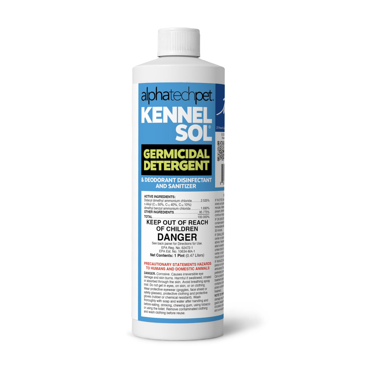 ATP KennelSol 1Step bottle pint for quick kennel cleaning.