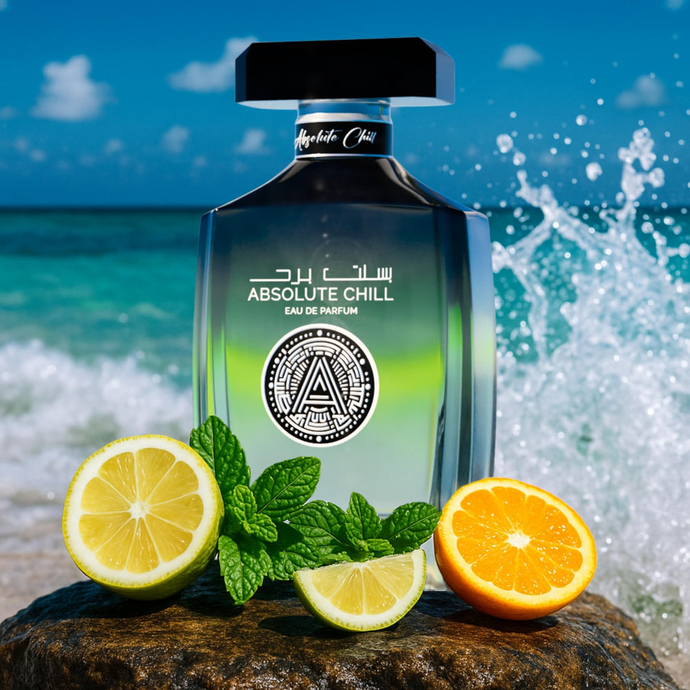 Atralia Absolute Chill spray action releases a refreshing citrus mist for sunny days