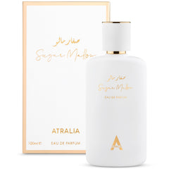Atralia Sugar Mallow bottle on display, gift-ready packaging