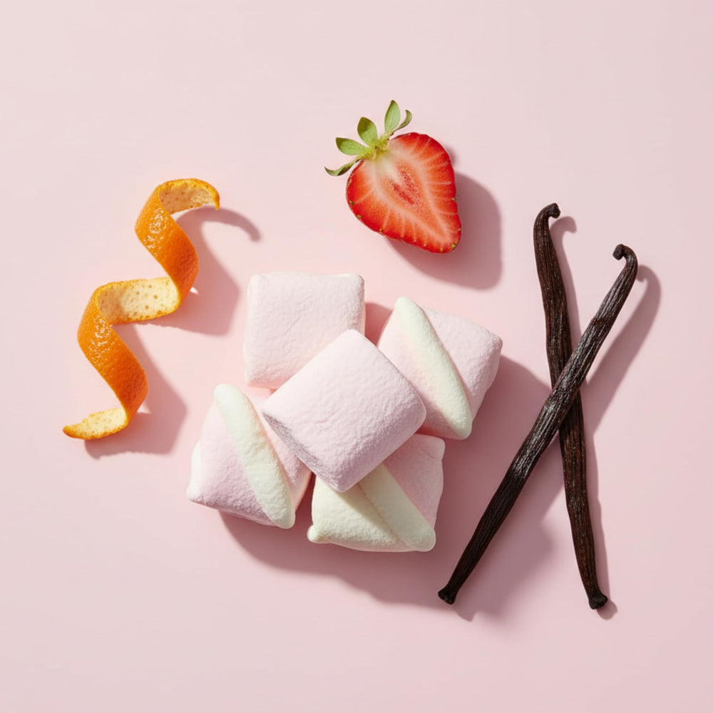 Atralia Sugar Mallow packaging detail reflects premium design