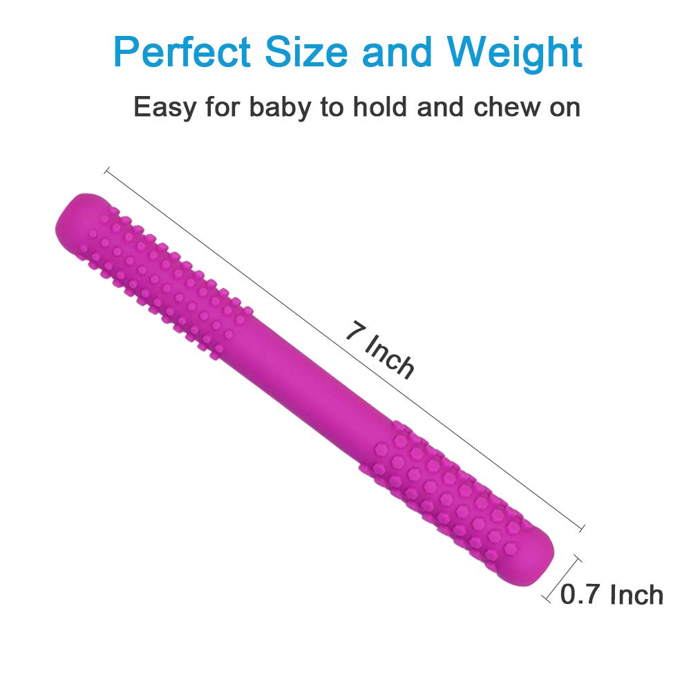 Six pack Atsky teething tubes offer versatile, mess free options
