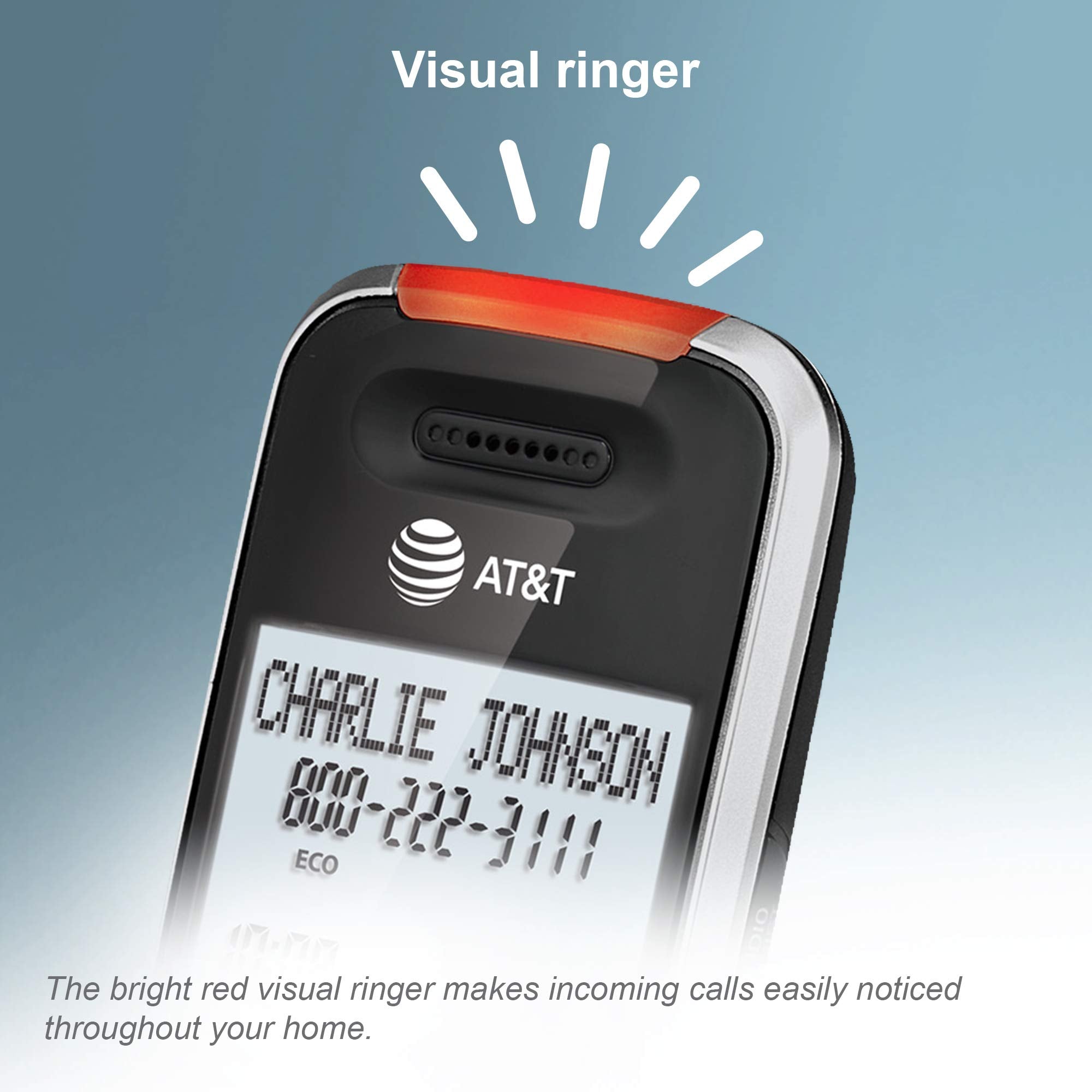 AT&T BL102 audio assist feature for clearer conversations.