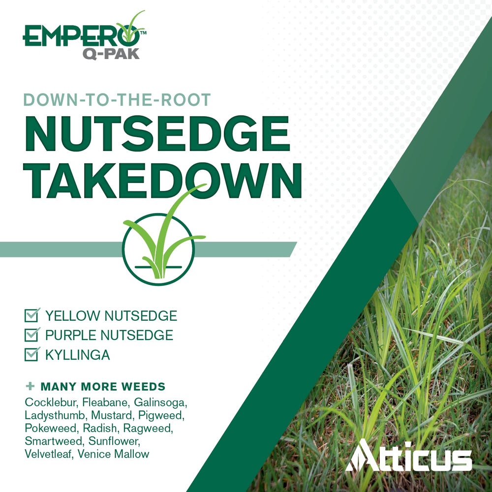 Atticus Empero Q-Pak application steps illustrate simple use.