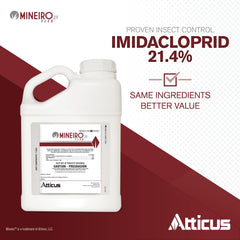 Atticus Mineiro 2F Flex label explains active ingredient and timing for use