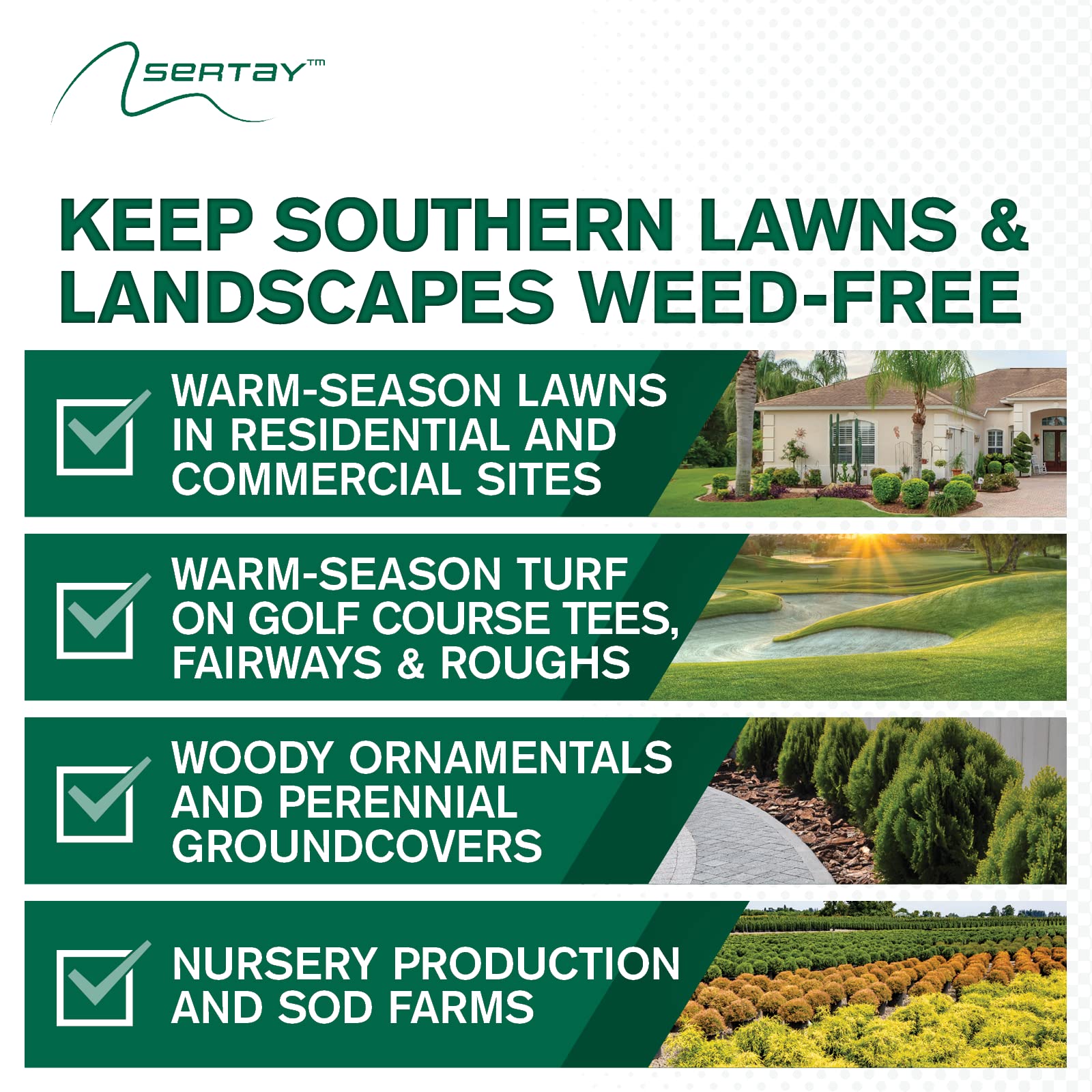 Atticus Sertay sprayer application demonstrates target weed control across turf and landscape
