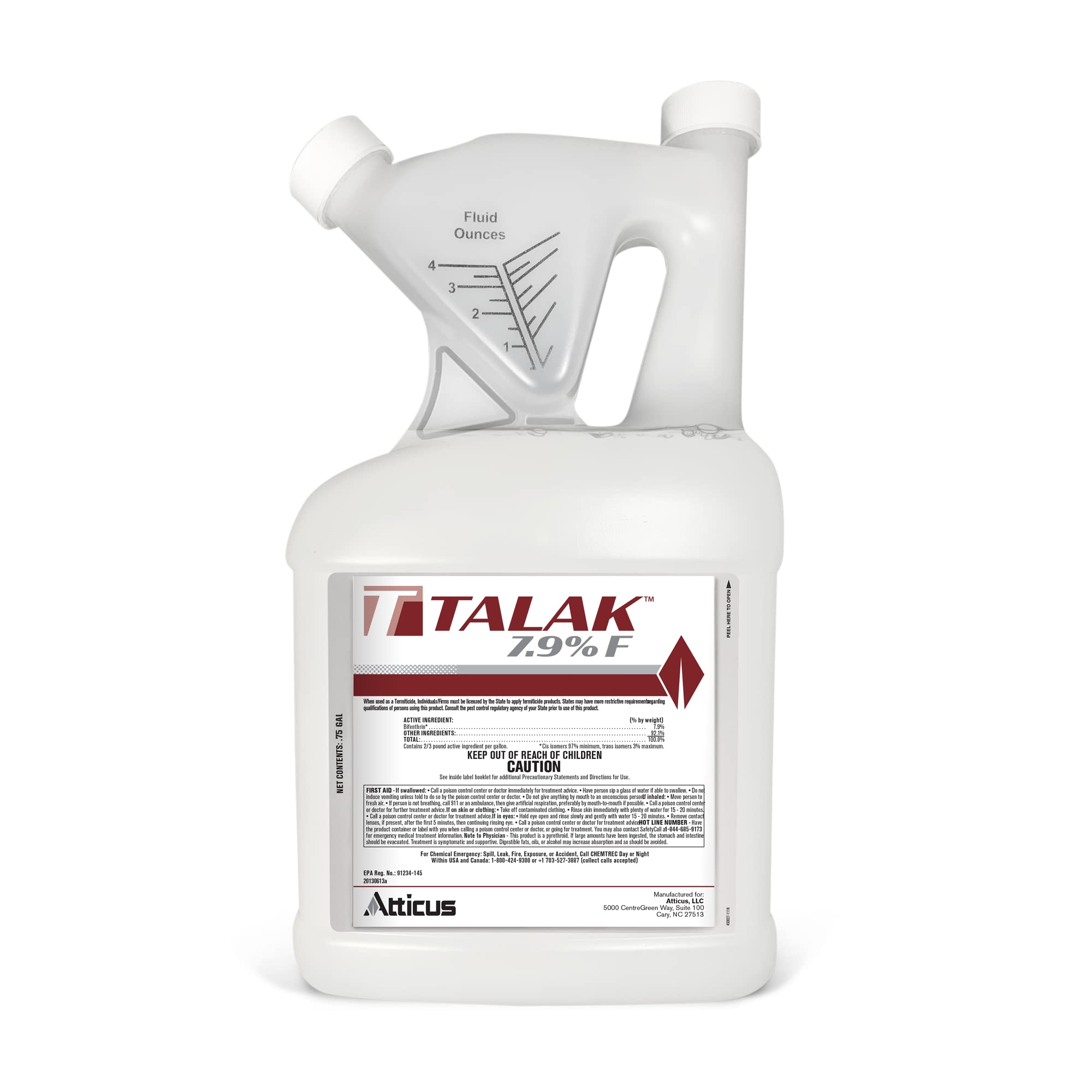 Atticus Talak 7.9 F bottle pour for precise indoor and outdoor application.