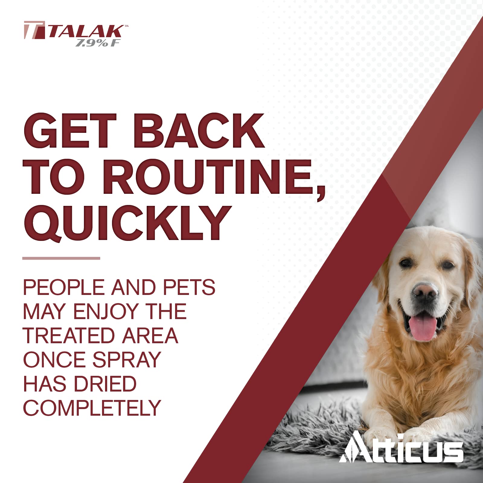 Atticus Talak 7.9 F fire ant mound drench for colony elimination.