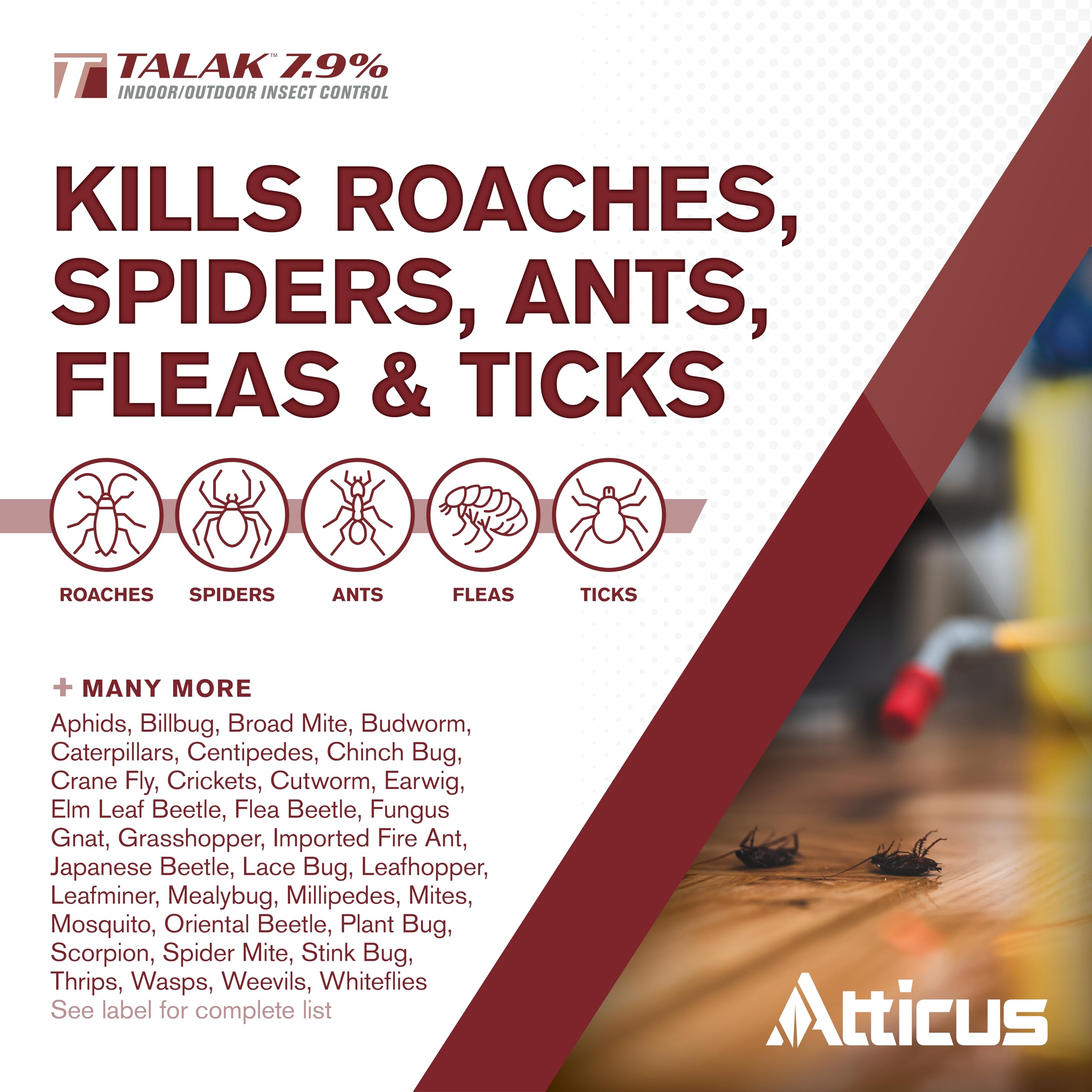 Atticus Talak 7.9% interior baseboards for quick protection.