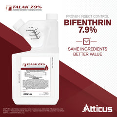 Atticus Talak 7.9% outdoor spray for broad pest protection.