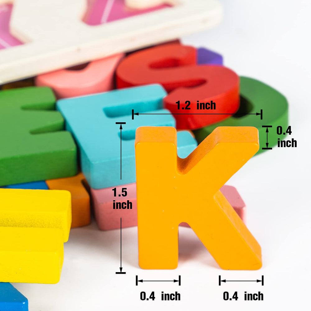 Attmu wooden puzzle strengthens fine motor skills during play.