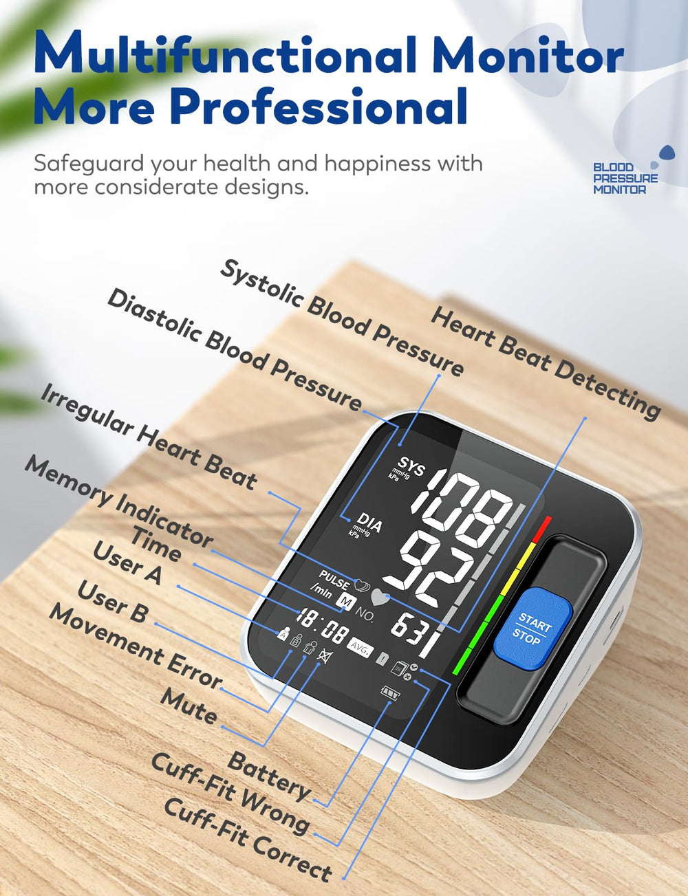 One-press operation and portable carrying case for travel.
