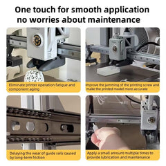 AubeamWenJ Kobra 2-series guide-rail grease supports quiet sliding.