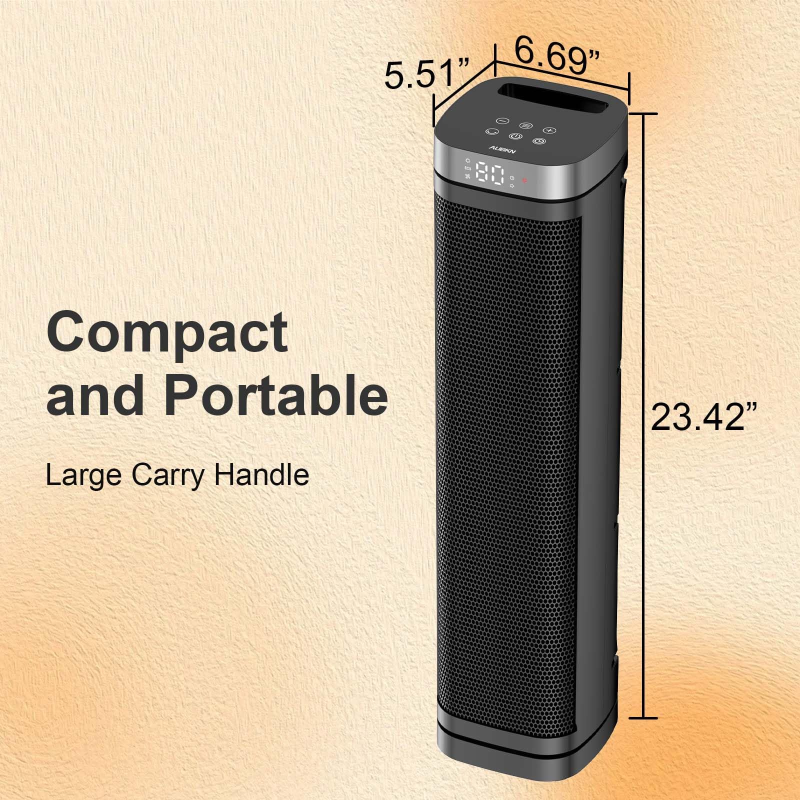 AUBKN compact heater ideal for office or bedroom spaces