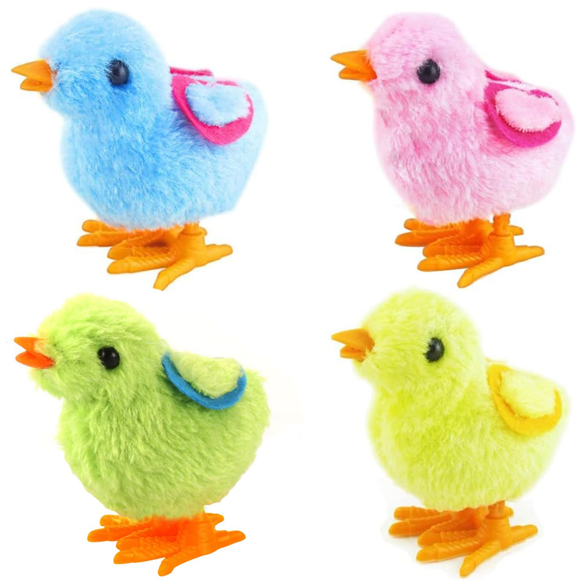 Audaisyly Chick Bunny wind-up toy for Easter baskets, cute and easy to grasp.