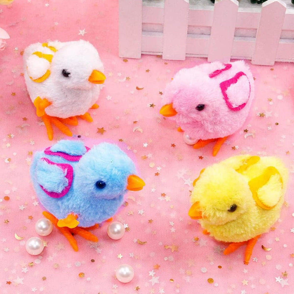 Audaisyly wind-up chick bunny hopping action inspires active playtime.