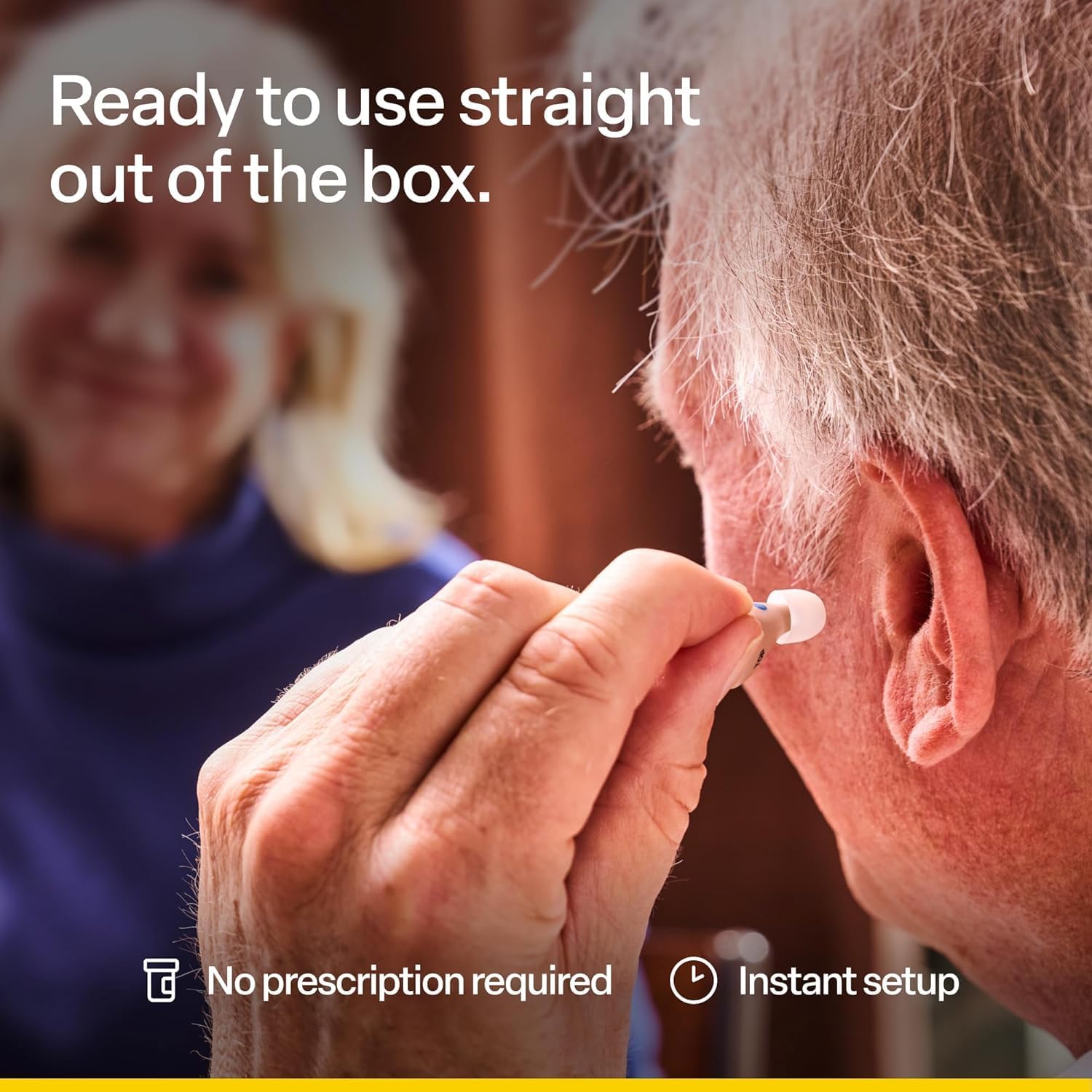 Audien Atom X multiple ear domes for a secure, comfortable fit.