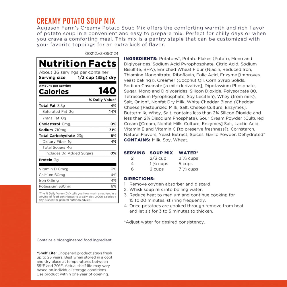 Augason Farms 25-year shelf-life visual—long-term storage compatibility.