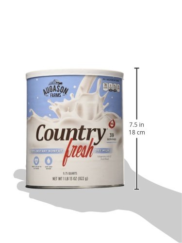 Baking with Augason Farms dry milk powder in recipes.