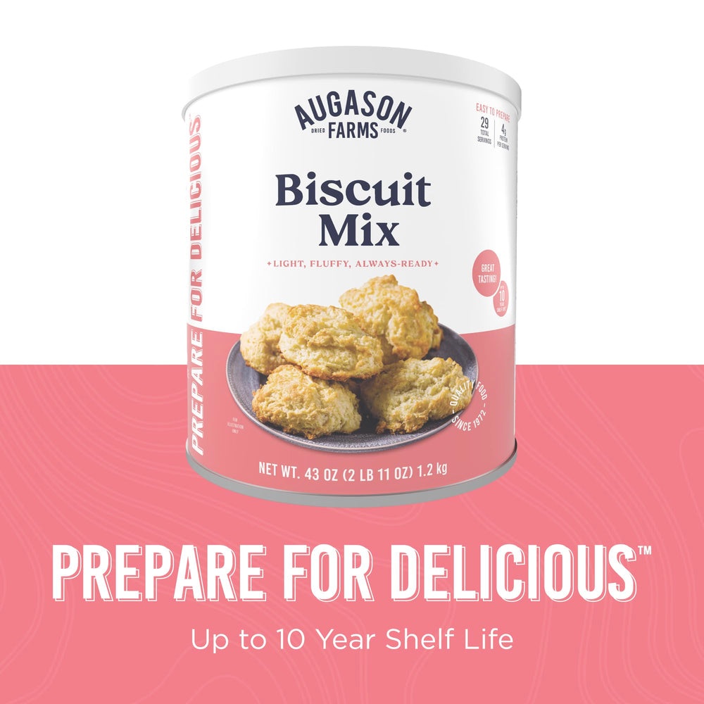 Camping kit including Augason Farms mix for portable meals
