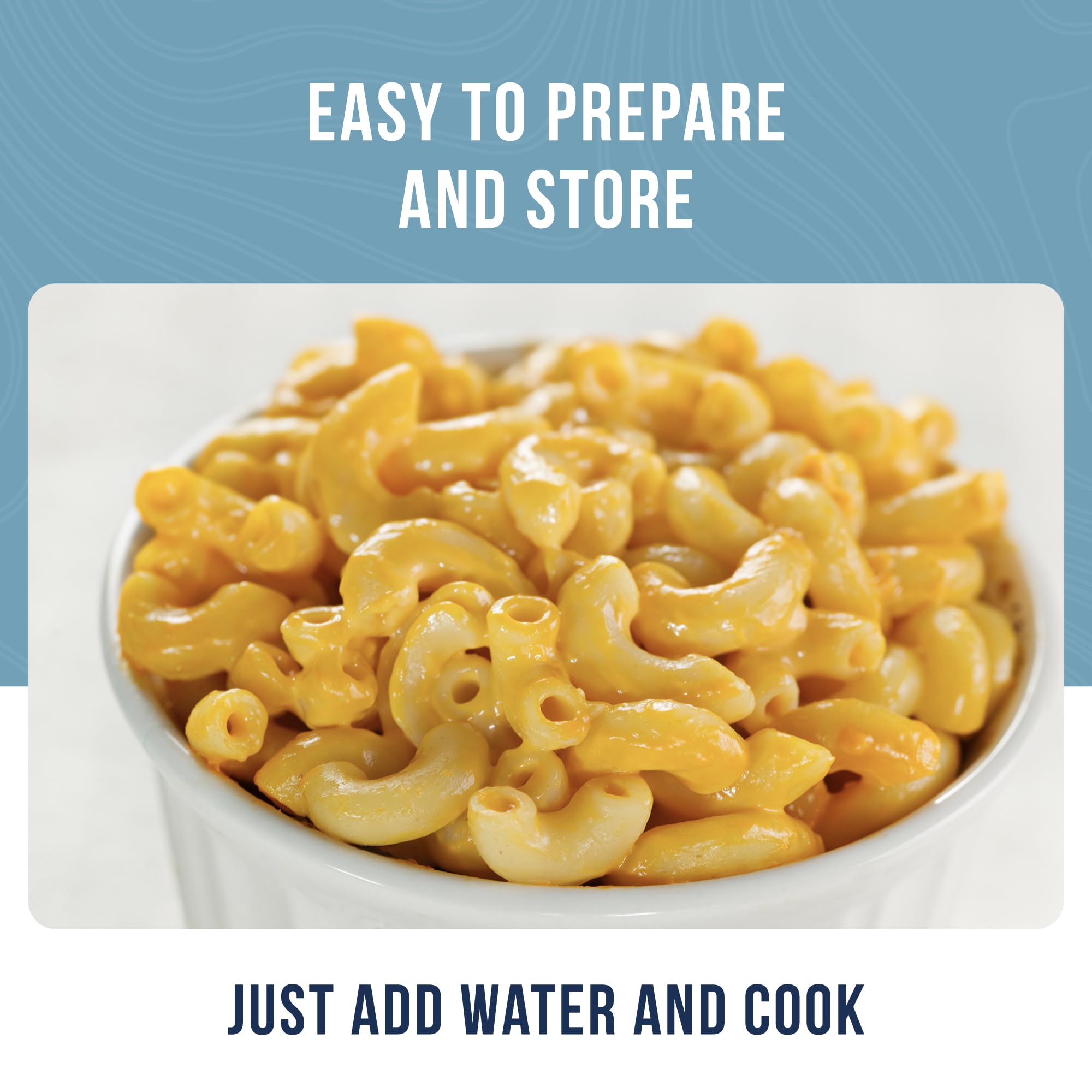 Augason Farms Cheese Sauce Mix label highlights gluten-free ingredients.