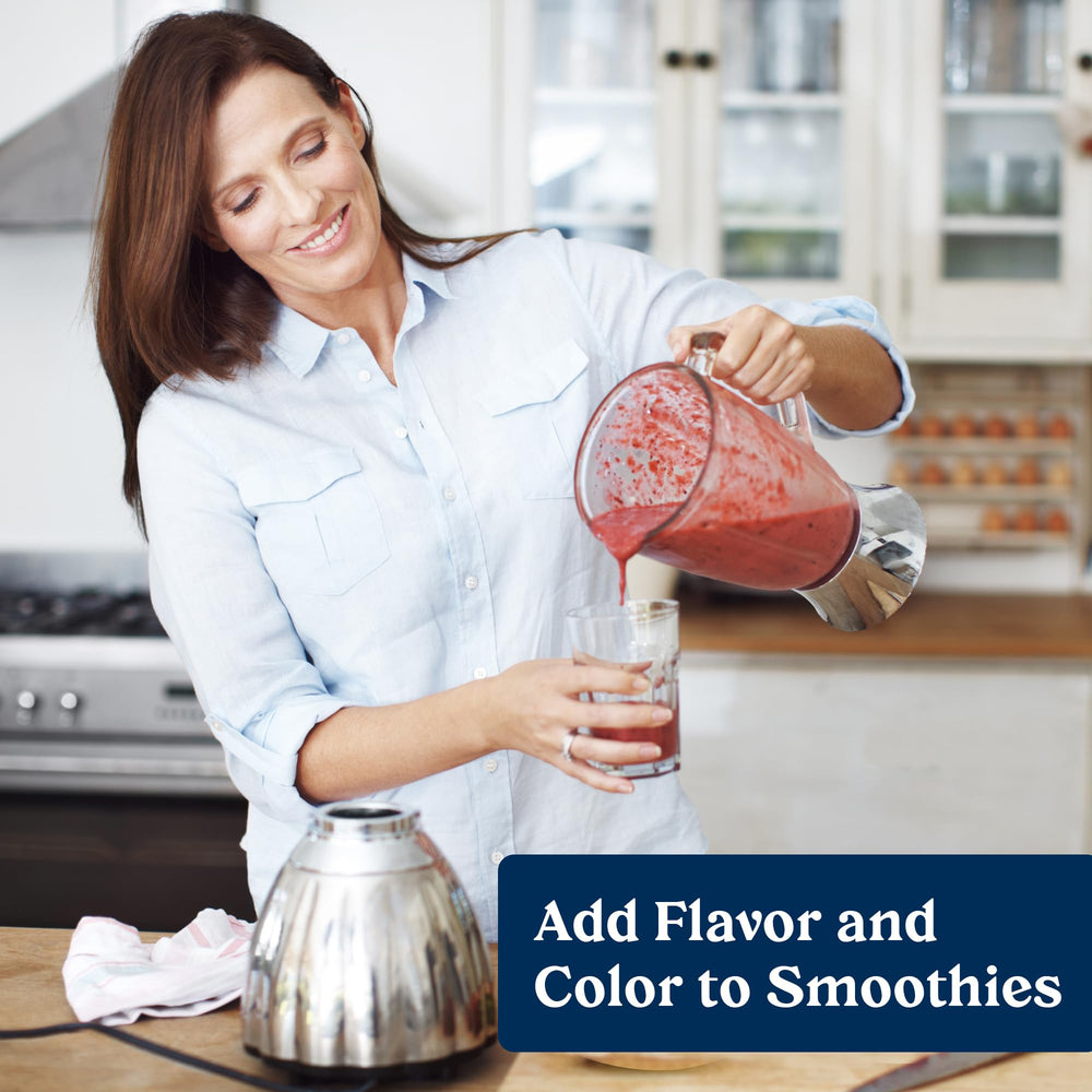 Augason Farms freeze-dried sliced strawberries can; tasty oatmeal and cereal topping.