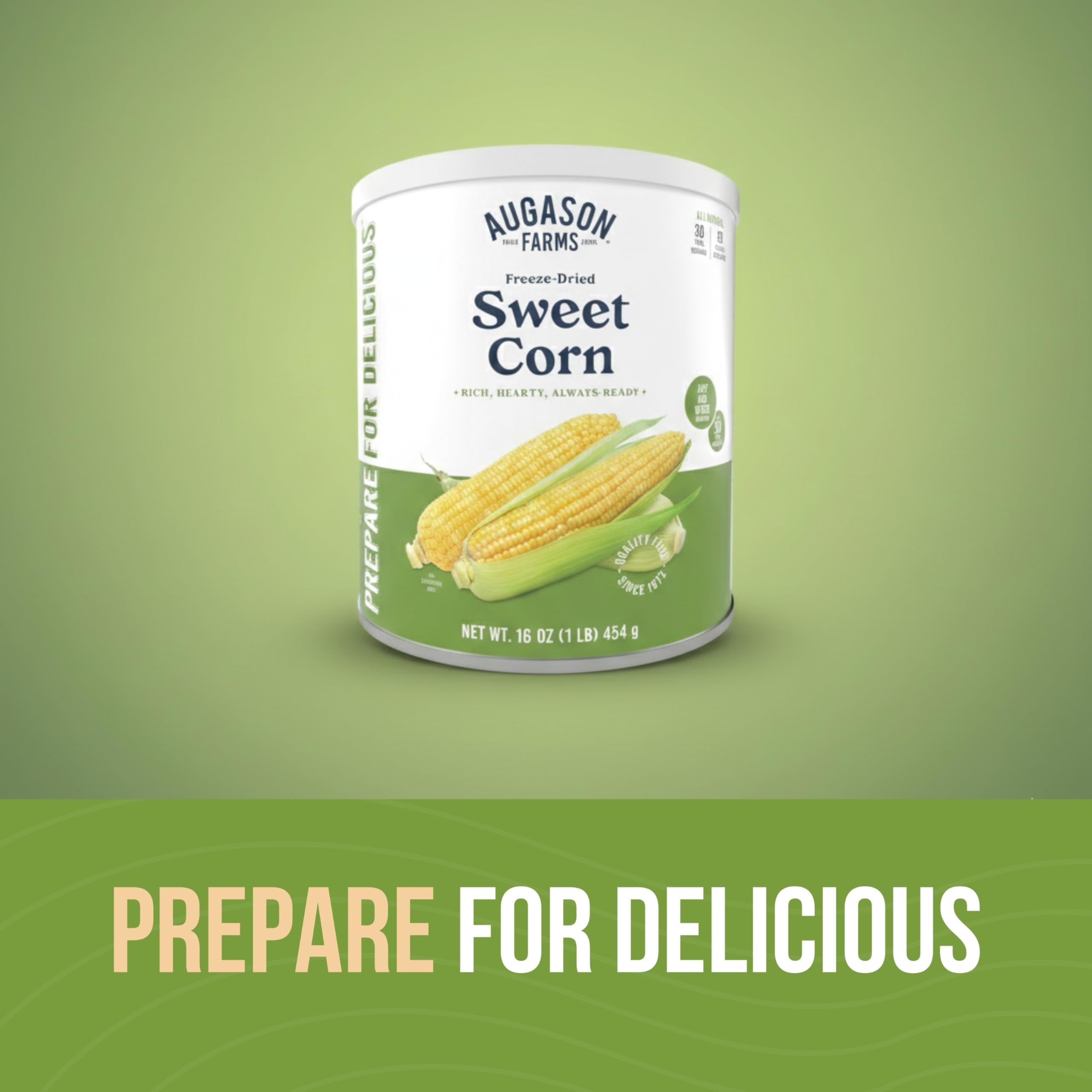 Augason Farms corn in veggie trail mix for hiking snacks.
