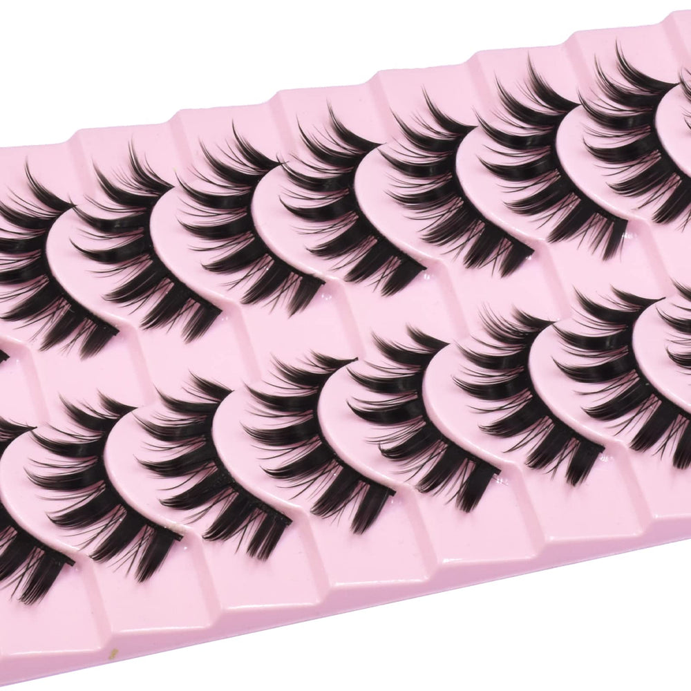 AUGENLI gothic manga lashes for bold dramatic Halloween or stage looks