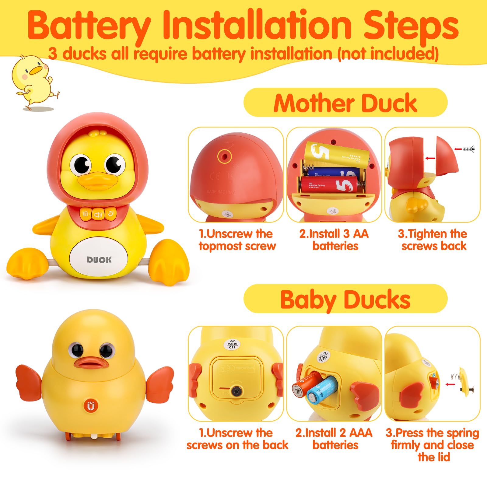 AugToy duck set makes a thoughtful gift for newborns and birthdays.
