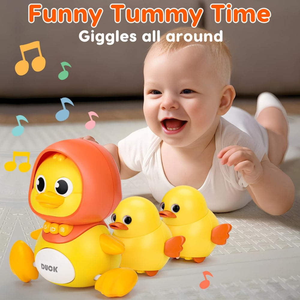 AugToy lights and music enhance attention during playtime.