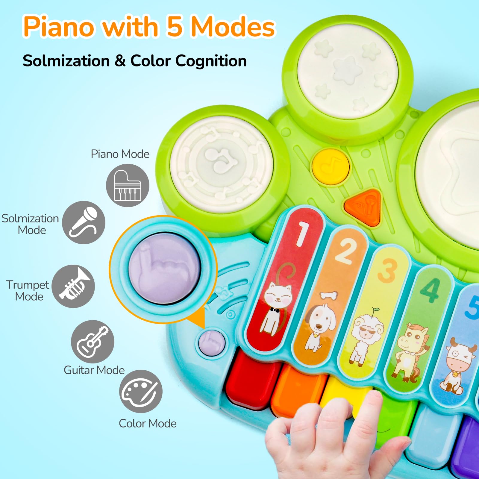 AugToy Montessori-inspired musical toy supports learning through play