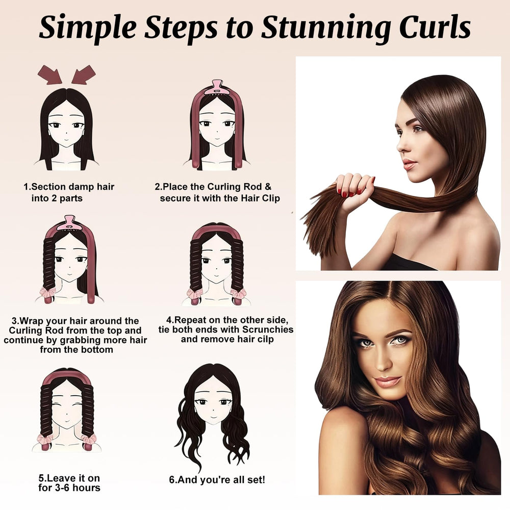 AUITRONCARE braided hair setup illustrates secure wrapping with minimal tangling