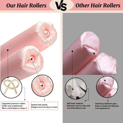 AUITRONCARE foam curler rod closeup shows soft, flexible material for gentle curls