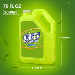 Aujazyble bubble-blower-ready liquid ideal for wands and guns.